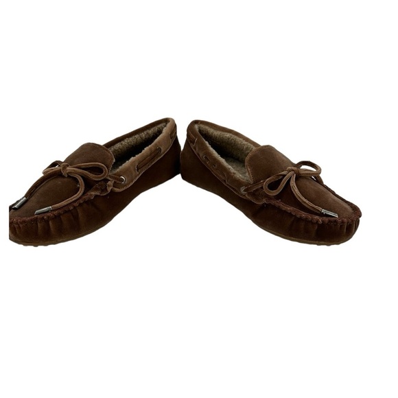 Aerosoles Winter Boater Faux Suede Casual Slip-On Moccasins - Brown - size 9 M - Picture 5 of 9